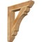 Ekena Millwork Olympic Slat Rough Sawn Bracket, Western Red Cedar, 6"W x 34"D x 40"H BKT06X34X40OLY06RWR - alternate 1